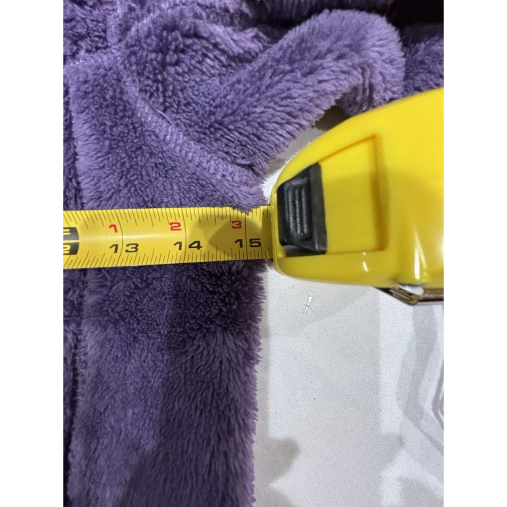 L L Bean Fleece 1/4 Zip Pullover Youth Purple Size 4 - Picture 5 of 15